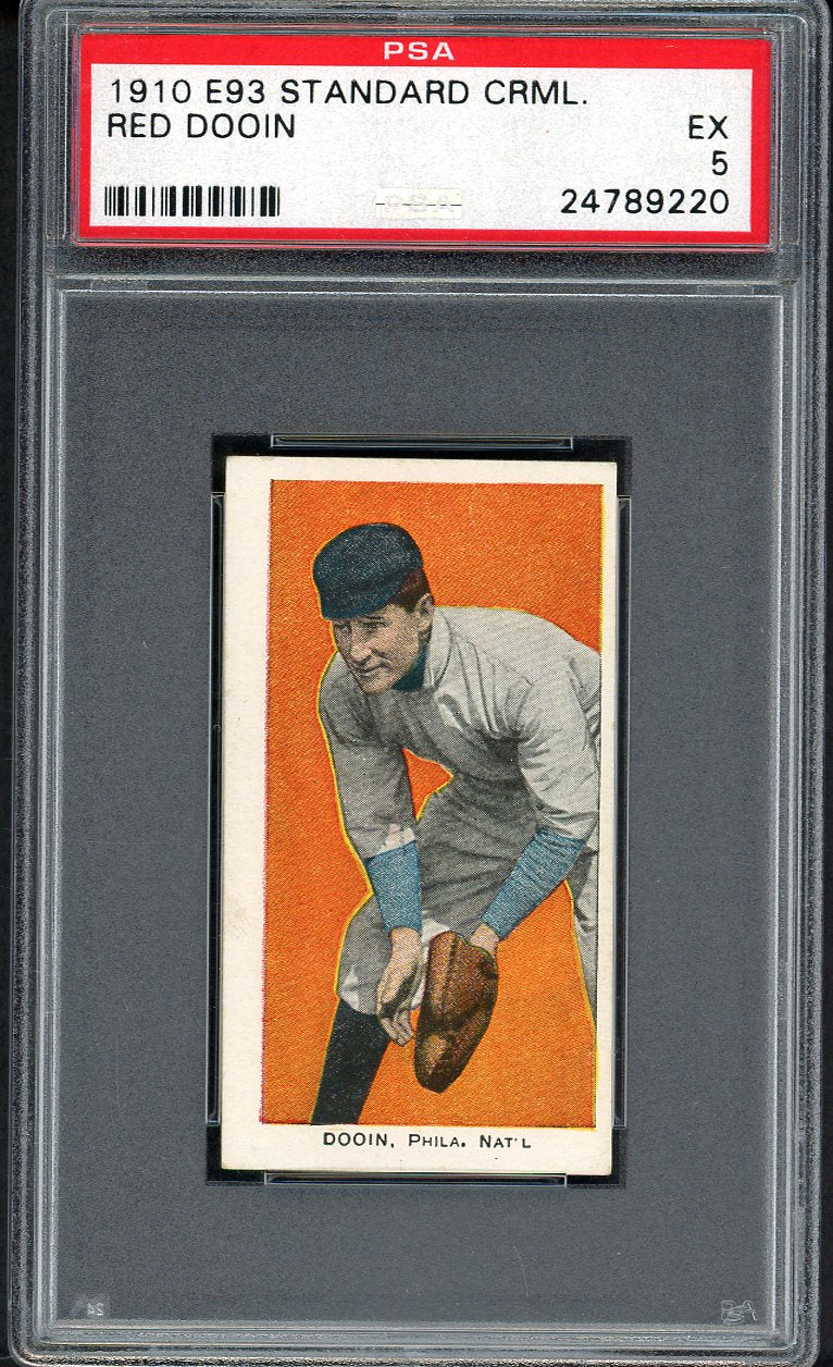 1910 E93 Standard Caramel Red Dooin Phillies PSA 5 EX 561774