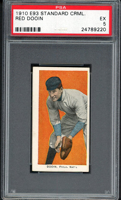 1910 E93 Standard Caramel Red Dooin Phillies PSA 5 EX 561774