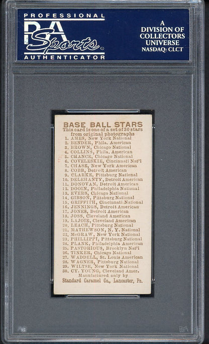 1910 E93 Standard Caramel Red Dooin Phillies PSA 5 EX 561774