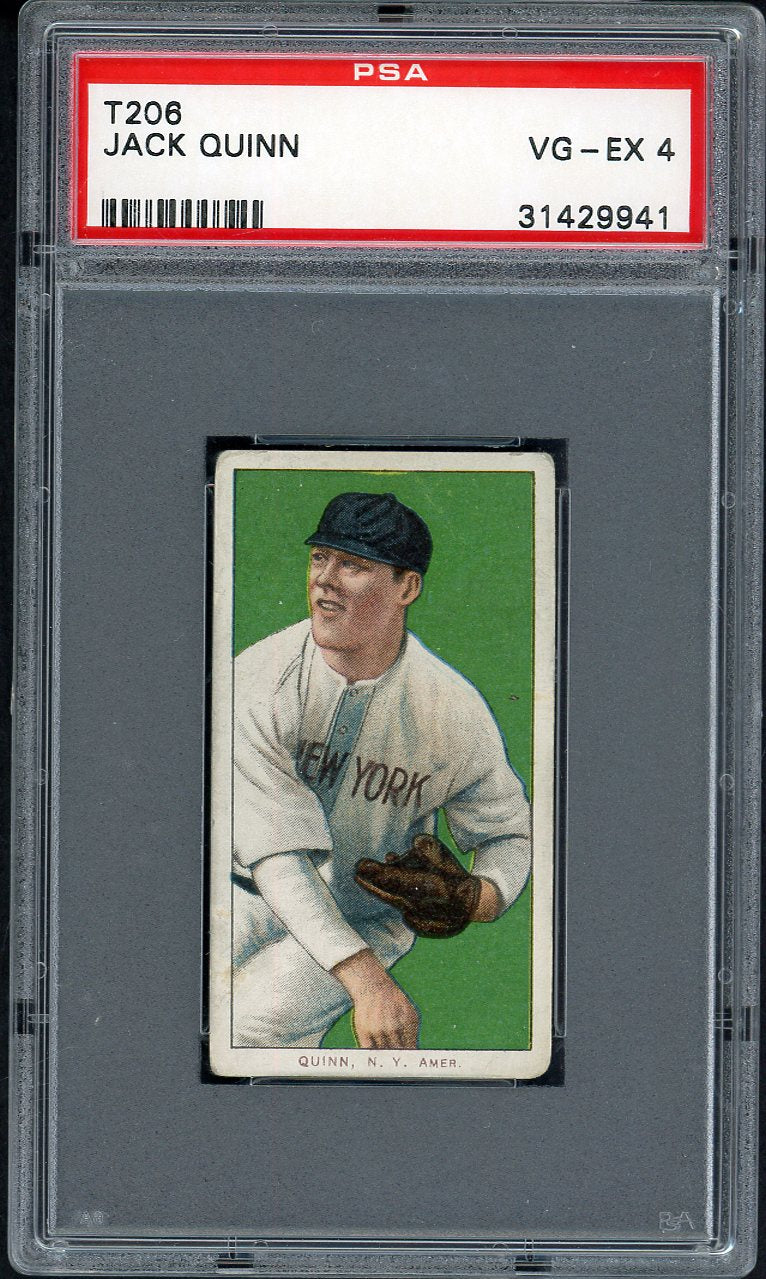 1909-11 T206 T 206 Jack Quinn Yankees PSA 4 VG-EX 561776