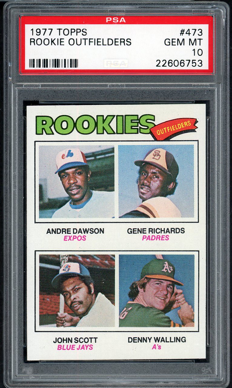 1977 Topps Baseball #473 Andre Dawson Expos PSA 10 GEM MINT 561828