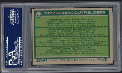 1977 Topps Baseball #473 Andre Dawson Expos PSA 10 GEM MINT 561828