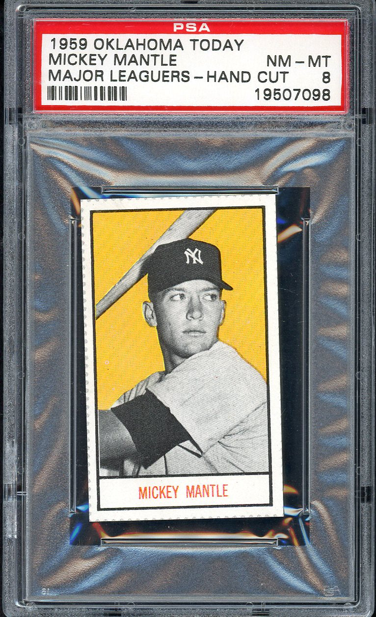 1959 Oklahoma Today Mickey Mantle Yankees PSA 8 NM/MT 561829