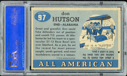 1955 Topps Football #097 Don Hutson Alabama PSA 5 EX 561851