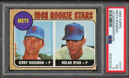 1968 Topps Baseball #177 Nolan Ryan Mets PSA 3 VG 561853