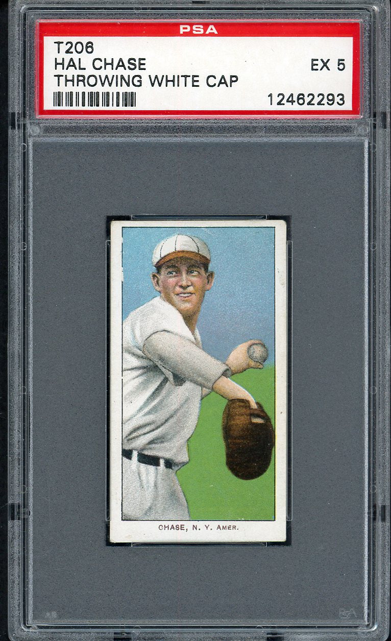 1909-11 T206 T 206 Hal Chase Yankees PSA 5 EX 561886