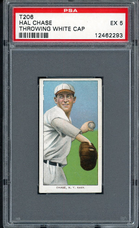 1909-11 T206 T 206 Hal Chase Yankees PSA 5 EX 561886