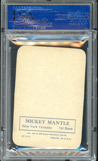 1969 Topps Baseball Super #024 Mickey Mantle Yankees PSA 5 EX 561889