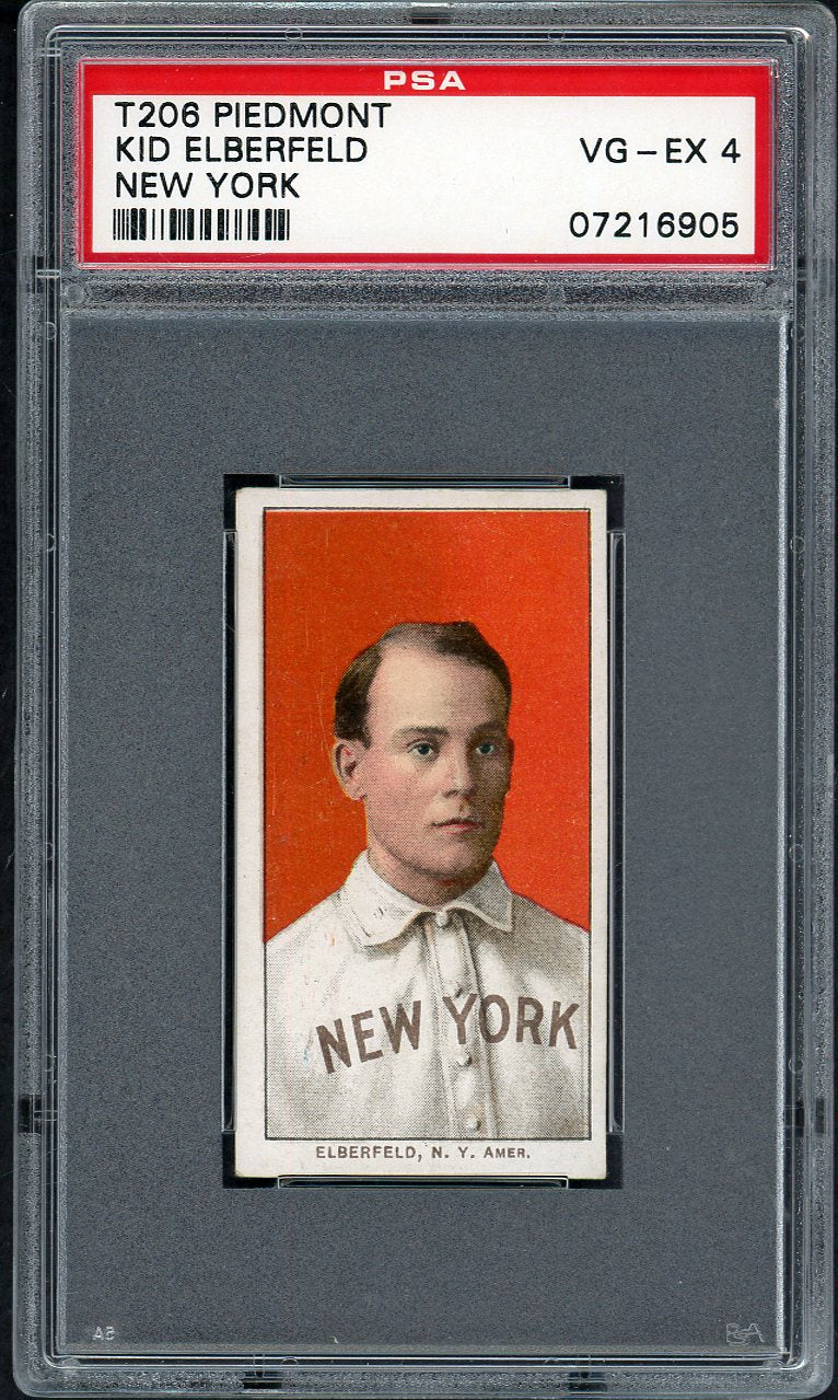 1909-11 T206 T 206 Kid Elberfeld Yankees PSA 4 VG-EX 561892