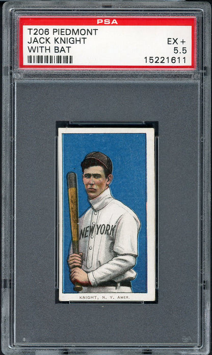 1909-11 T206 T 206 Jack Knight Yankees PSA 5.5 EX+ 561895