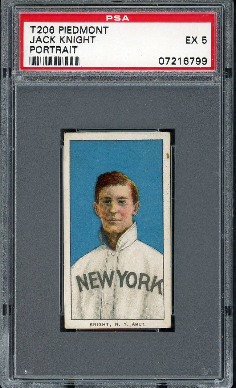 1909-11 T206 T 206 Jack Knight Yankees PSA 5 EX 561897