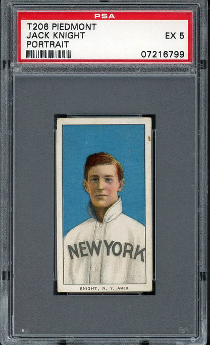 1909-11 T206 T 206 Jack Knight Yankees PSA 5 EX 561897