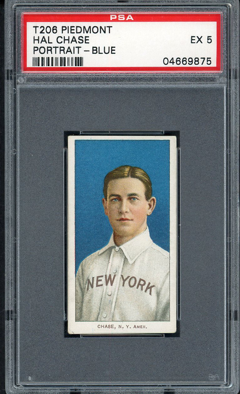 1909-11 T206 T 206 Hal Chase Yankees PSA 5 EX 561898