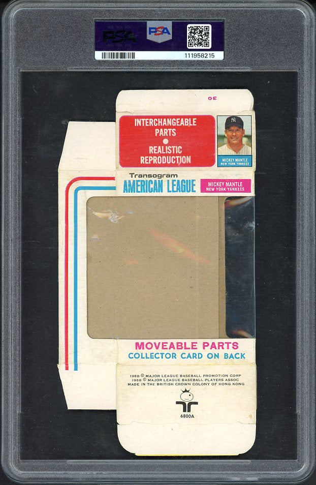 1969 Transogram Mickey Mantle PSA 2 GD Complete Box 561913