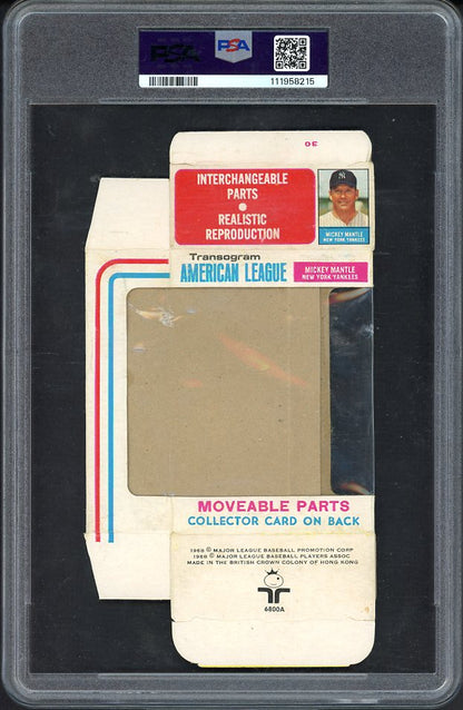 1969 Transogram Mickey Mantle PSA 2 GD Complete Box 561913