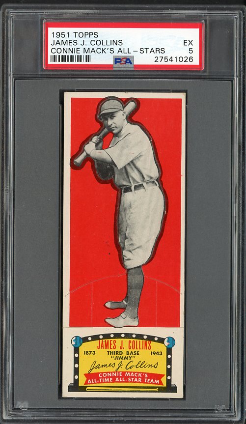 1951 Topps Connie Mack All Stars Jimmy Collins Red Sox PSA 5 EX 561923