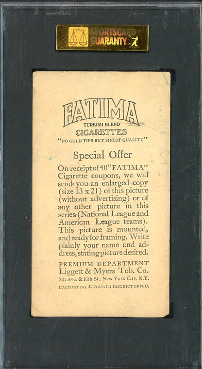 1913 T200 Fatima Washington Senators Team SGC 1.5 FR 561929