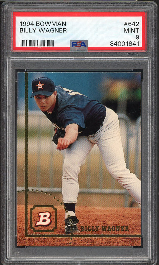 1994 Bowman #642 Billy Wagner Astros PSA 9 MINT 562016