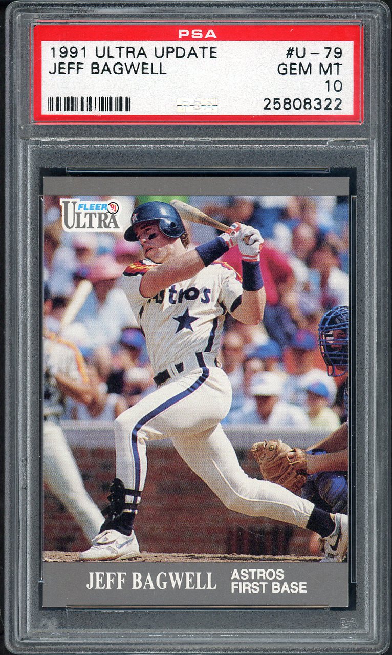 1991 Fleer Ultra Update #U79 Jeff Bagwell Astros PSA 10 GEM MINT 562024