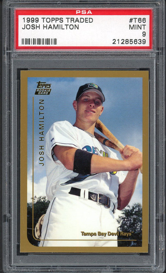 1999 Topps Traded #T66 Josh Hamilton Devil Rays PSA 9 MINT 562043