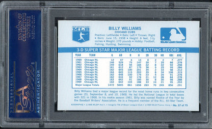 1970 Kelloggs Baseball #037 Billy Williams Cubs PSA 9 MINT 562098