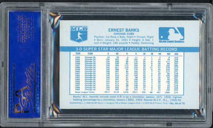 1970 Kelloggs Baseball #040 Ernie Banks Cubs PSA 8 NM/MT 562101