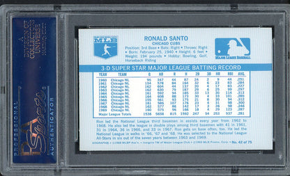 1970 Kelloggs Baseball #042 Ron Santo Cubs PSA 8 NM/MT 562103
