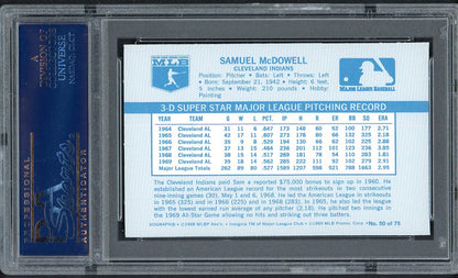 1970 Kelloggs Baseball #050 Sam McDowell Indians PSA 9 MINT 562111