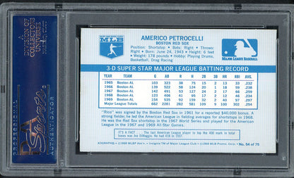 1970 Kelloggs Baseball #054 Rico Petrocelli Red Sox PSA 9 MINT 562115