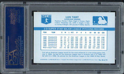 1970 Kelloggs Baseball #056 Luis Tiant Indians PSA 9 MINT 562117