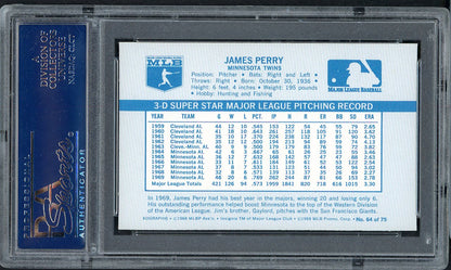 1970 Kelloggs Baseball #064 Jim Perry Twins PSA 9 MINT 562125