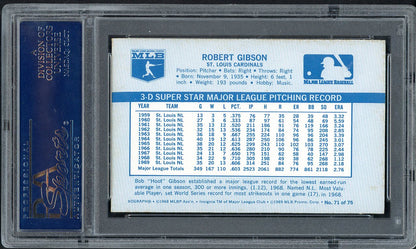 1970 Kelloggs Baseball #071 Bob Gibson Cardinals PSA 9 MINT 562132