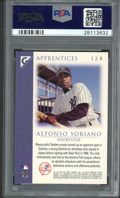 1999 Topps Gallery #128 Alfonso Soriano Yankees PSA 9 MINT 562147