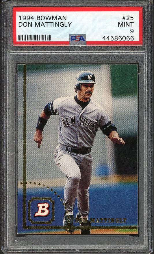 1994 Bowman #025 Don Mattingly Yankees PSA 9 MINT 562150