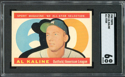 1960 Topps Baseball #561 Al Kaline A.S. Tigers SGC 6 EX-MT 562209