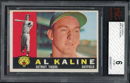 1960 Topps Baseball #050 Al Kaline Tigers BVG 6 EX-MT 562213