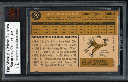 1960 Topps Baseball #050 Al Kaline Tigers BVG 6 EX-MT 562213