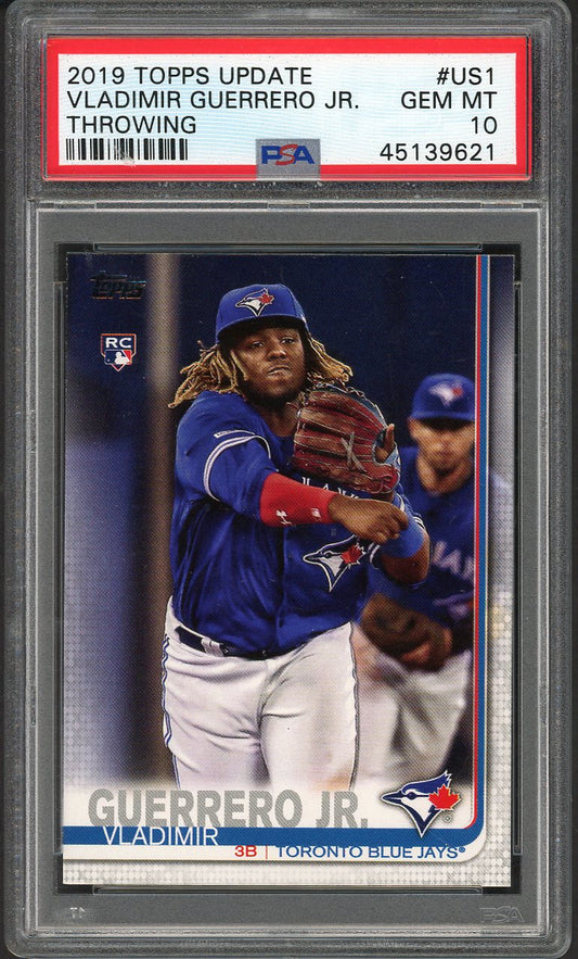 2019 Topps Update #US1 Vladimir Guerrero Jr Blue Jays PSA 10 GEM MINT 562223