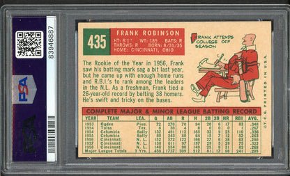 1959 Topps Baseball #435 Frank Robinson Reds PSA 6 EX-MT 562238