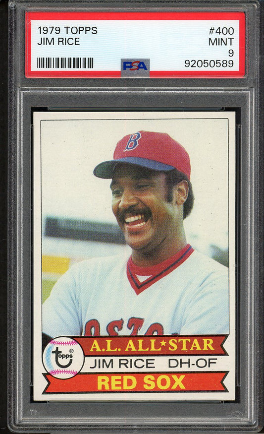 1979 Topps Baseball #400 Jim Rice Red Sox PSA 9 MINT 562298