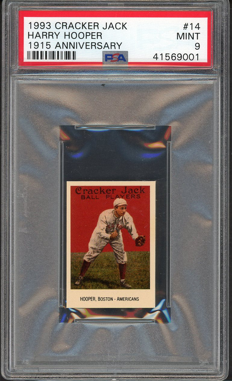1993 Cracker Jack #014 Harry Hooper Red Sox PSA 9 MINT 562337