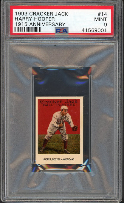 1993 Cracker Jack #014 Harry Hooper Red Sox PSA 9 MINT 562337