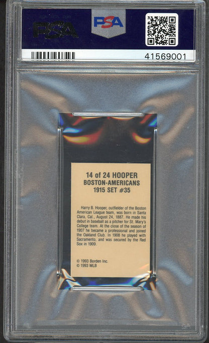1993 Cracker Jack #014 Harry Hooper Red Sox PSA 9 MINT 562337