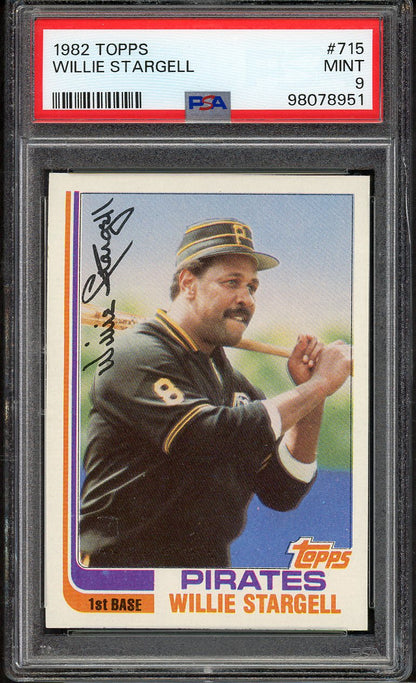 1982 Topps #715 Willie Stargell Pirates PSA 9 MINT 562357
