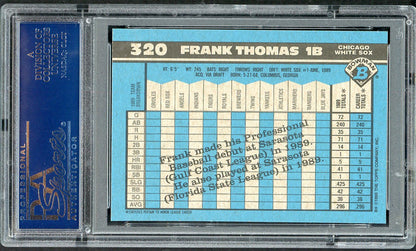 1990 Bowman #320 Frank Thomas White Sox PSA 10 GEM MINT 562384