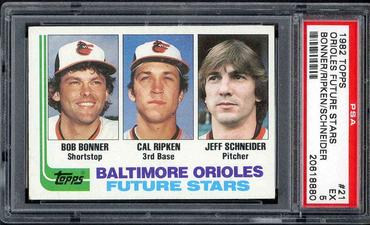 1982 Topps #021 Cal Ripken Orioles PSA 5 EX 562393