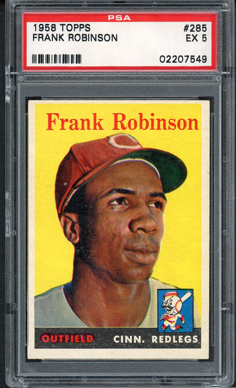 1958 Topps Baseball #285 Frank Robinson Reds PSA 5 EX 562414