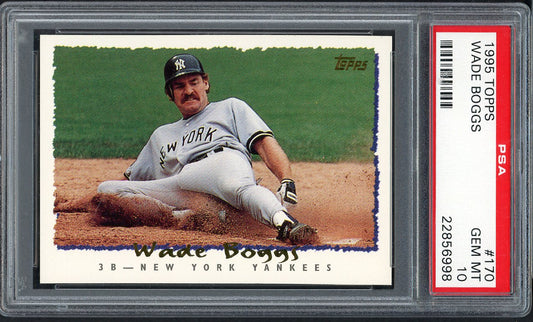 1995 Topps #170 Wade Boggs Yankees PSA 10 GEM MINT 562451