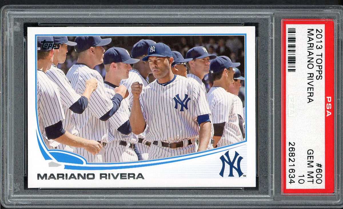 2013 Topps #600 Mariano Rivera Yankees PSA 10 GEM MINT 562470