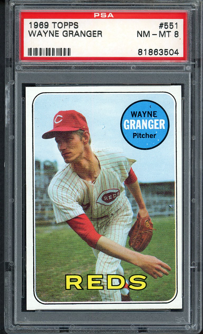 1969 Topps Baseball #458 Curt Blefary Astros PSA 7 NM 562486